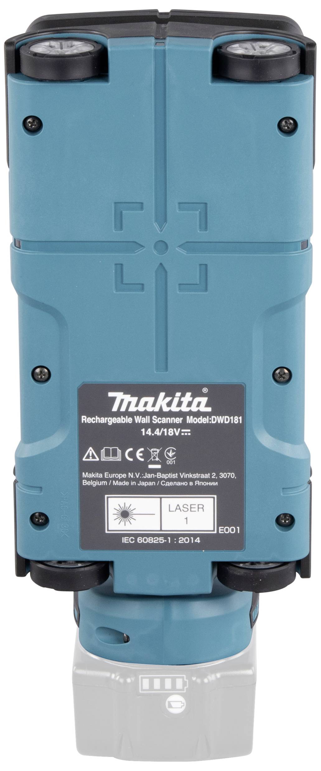 Makita Ortungsgerät DWD181ZJ DWD181ZJ Ortungstiefe (max.) 180 mm-5