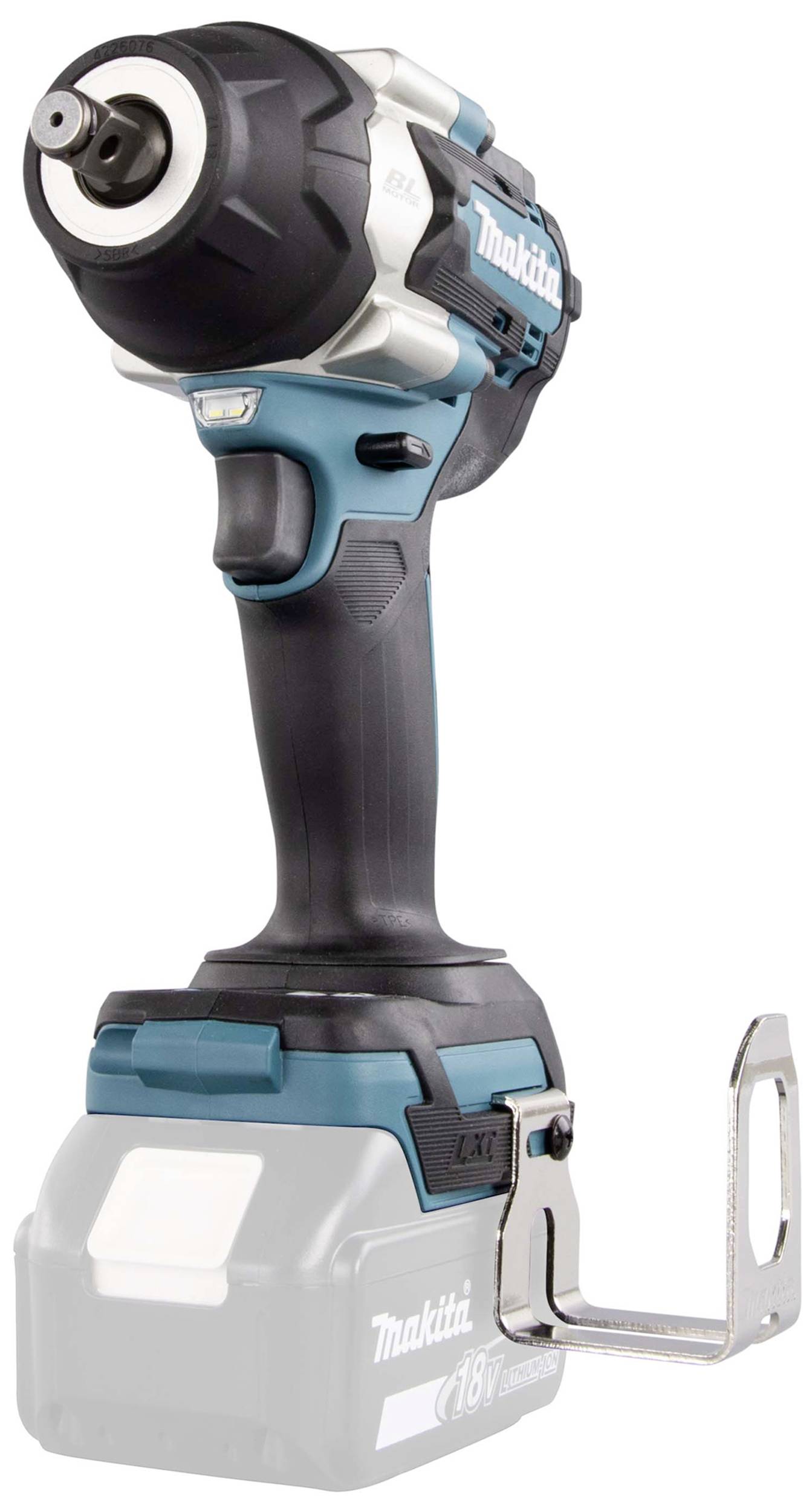 Akkuschlagschrauber mit ergonomischem Griff und abnehmbarem Akku. Ideal für schnelles und komfortables Schrauben und Bohren.