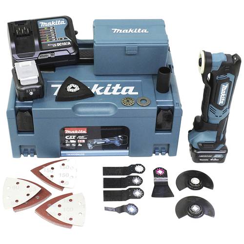 Makita TM30DSMJX5 TM30DSMJX5 Akku-Multifunktionswerkzeug inkl. 2. Akku, inkl. Ladegerät, inkl. Koffer 12 V 4 Ah Anzahl m...