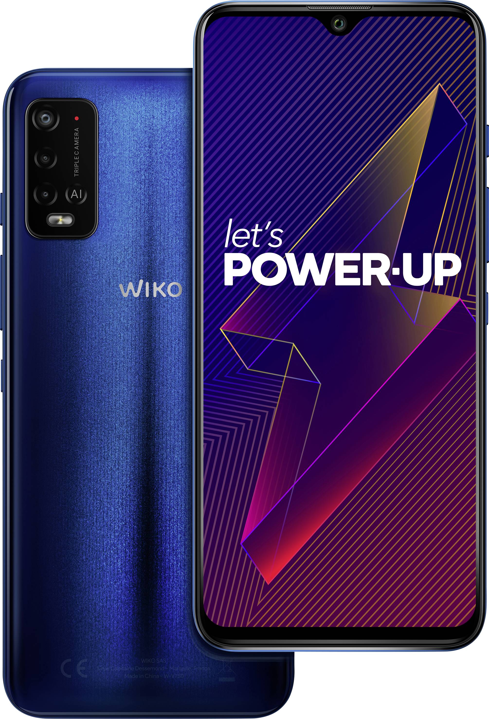 WIKO Mobile POWER U20 EU-Ware 64 GB Navy-Blau 17.3 cm (6.82 Zoll) Smartphone-2
