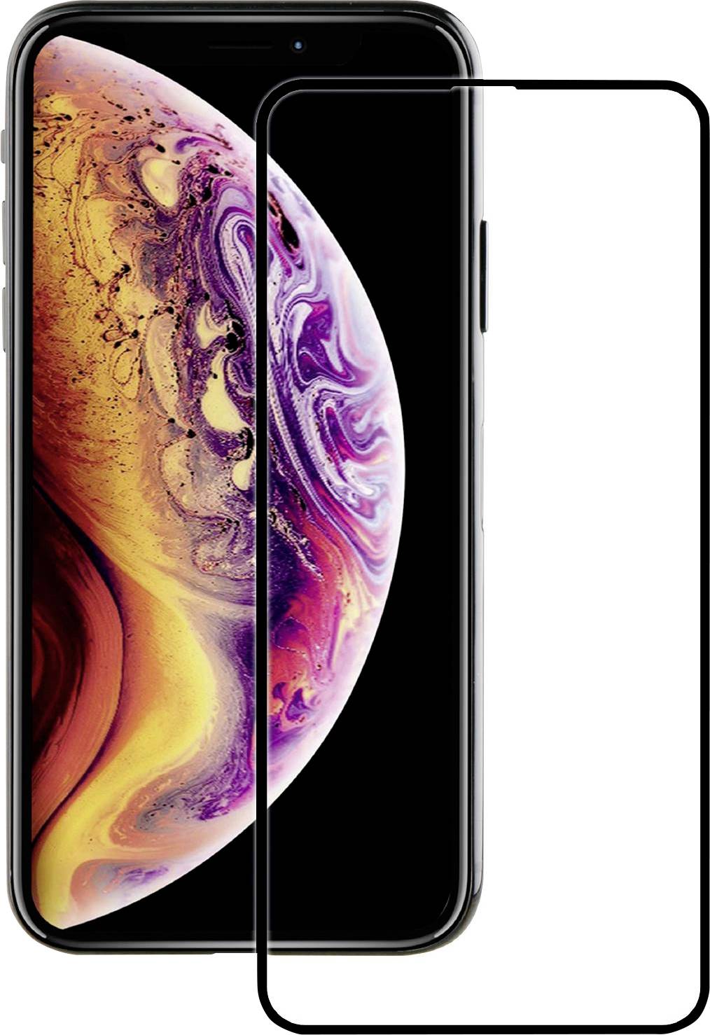 VIVANCO SPBGLASVVIPHXS_FS Displayschutzglas Passend für (Handy): iPhone XS 1 St.