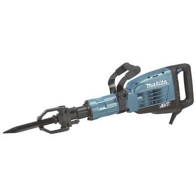 Ein elektrischer Stemmhammer in Blau mit schwarzem Griff, geeignet für Bauarbeiten.