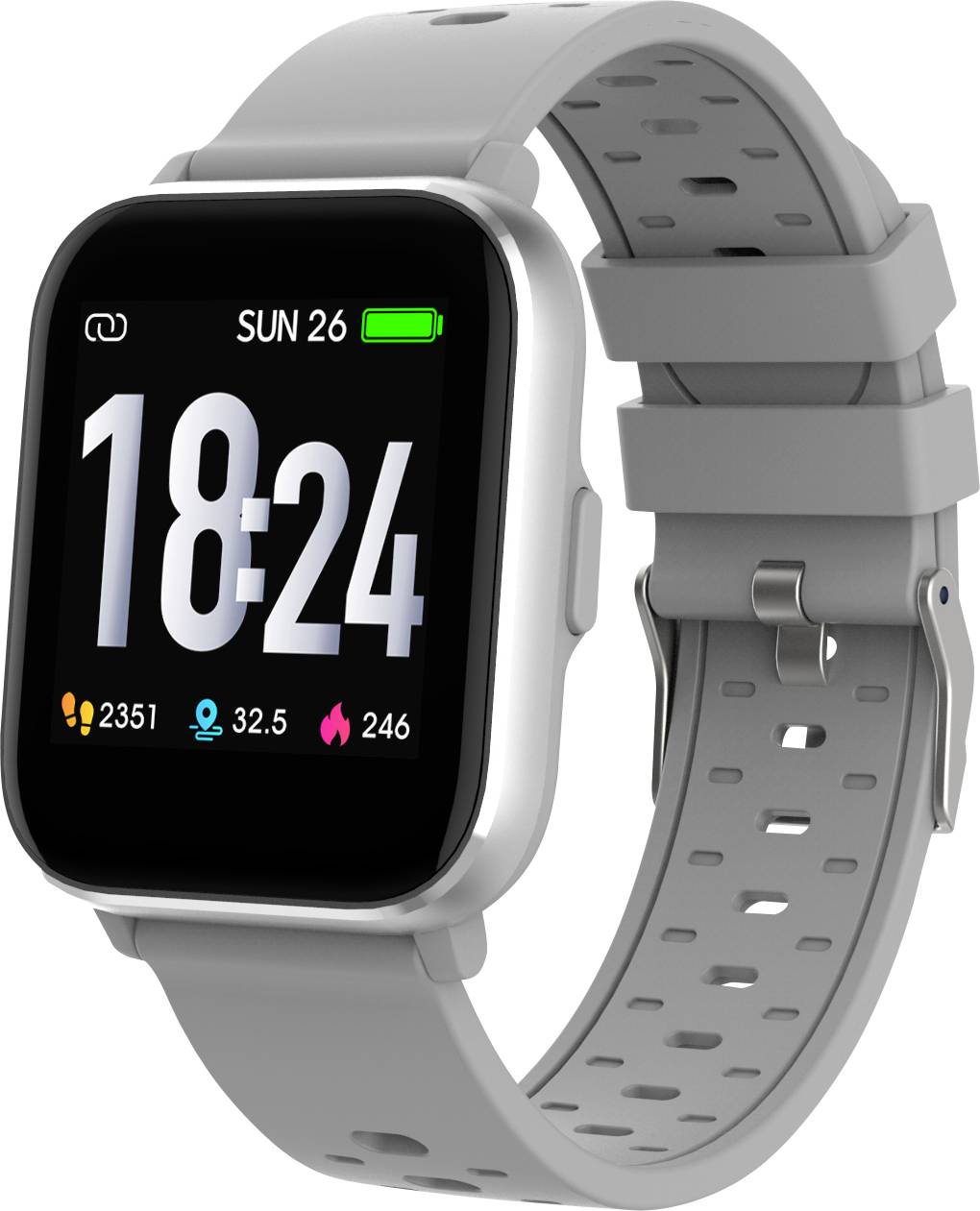 DENVER SW-162GREY Smartwatch 35,6 cm (14\" ) IPS Grau (116111000272)