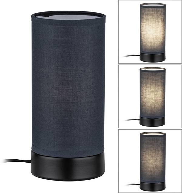 Paulmann Pia 77059 Tischlampe LED E14   Schwarz (matt)