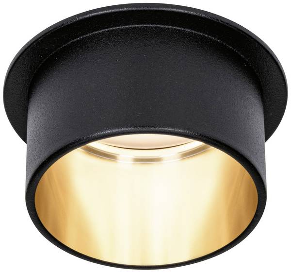 Paulmann 93378 LED-Einbauleuchte LED LED fest eingebaut 6 W Schwarz (matt), Gold