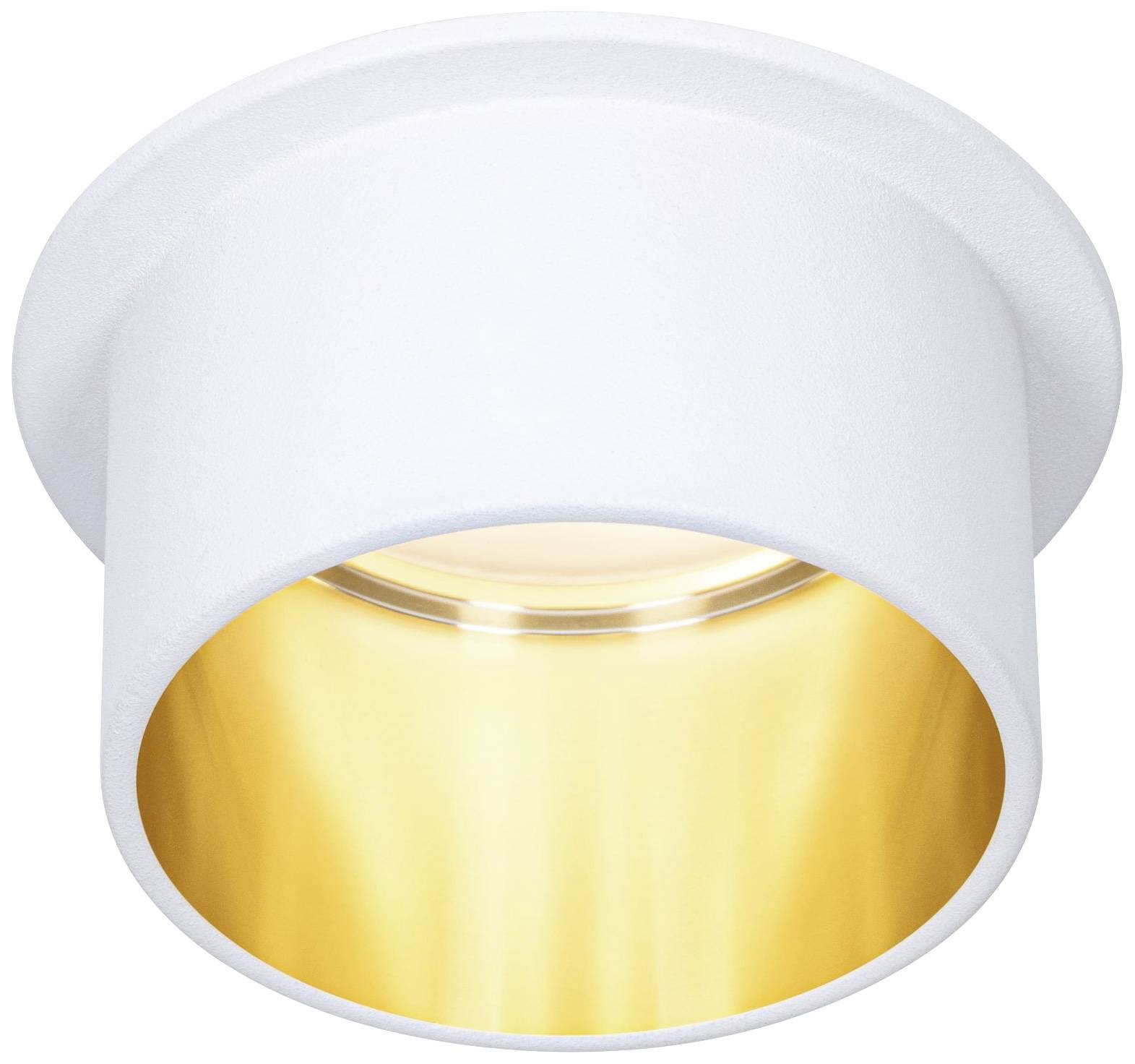 PAULMANN 93380 LED-Einbauleuchte 6.5 W Warmweiß Weiß (matt), Gold