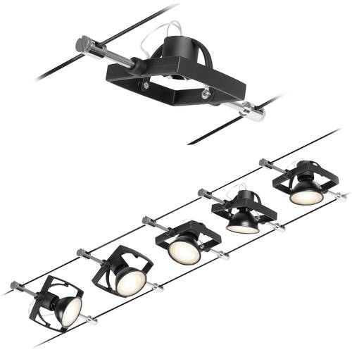 Thumbnail - Paulmann Wire Systems 94434 Seil-Komplettsystem GU5.3 Schwarz (matt), Chrom