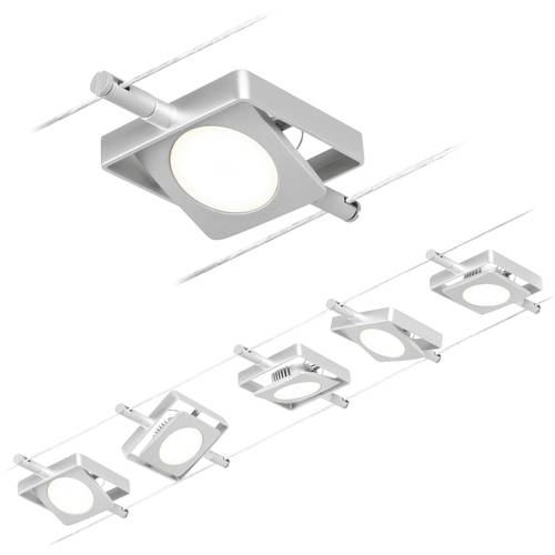 Paulmann 94420 Seil-Komplettsystem LED fest eingebaut LED Chrom (matt), Chrom