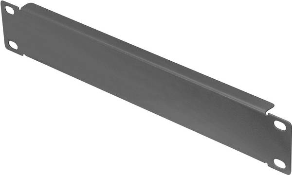 Digitus DN-10-BPN-01-B 10 Zoll Netzwerkschrank-Blindabdeckung  Festeinbau Geeignet für Schranktiefe: ab 300 mm Schwarz, Schwarz (RAL 9005)