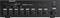 'Schwarzer Omnitronic CPE-120P Verstärker mit mehreren Reglern und USB-Anschluss. Beschriftungen für Mikrofon, Line, Player, Bass, Treble.'