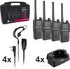 Albrecht Tectalk Worker 3 29826 PMR-Handfunkgerät 4er Set