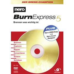 Image of Nero Burn Express 5 Vollversion, 1 Lizenz Windows Brenn-Software