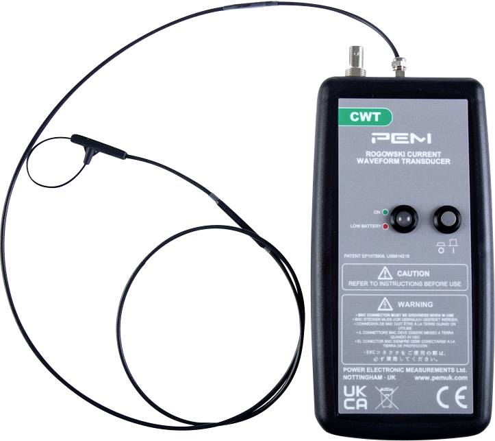 PEM CWT 015 Ultra Mini Stromzangenadapter kalibriert (ISO) Messbereich A/AC (Bereich): 30 A (max) flexibel