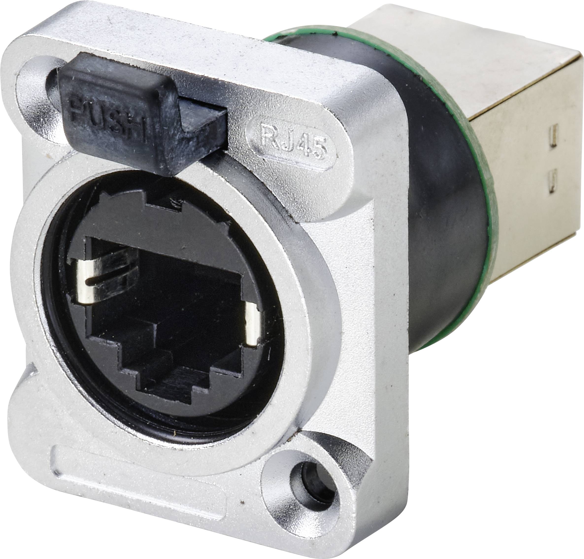 Produktbild von Eaton M22-RJ45-CAT6A Einbaubuchse – RMQ Titan, IP65, 500 MHz, Für 10-Gigabit-Ethernet