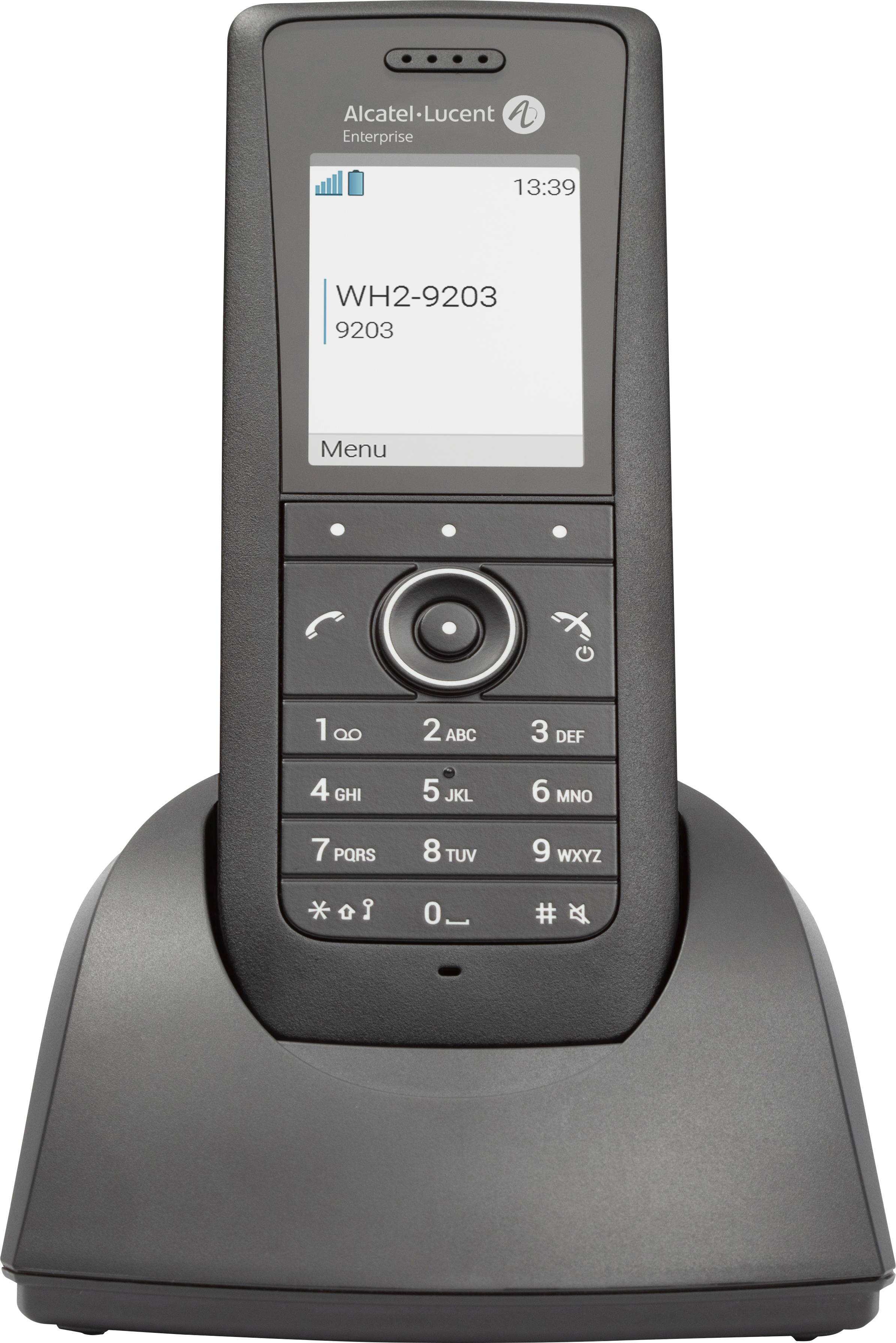 Alcatel 8168s WLAN-Mobilteil mit Set Akku Gürtelclip WLAN-7
