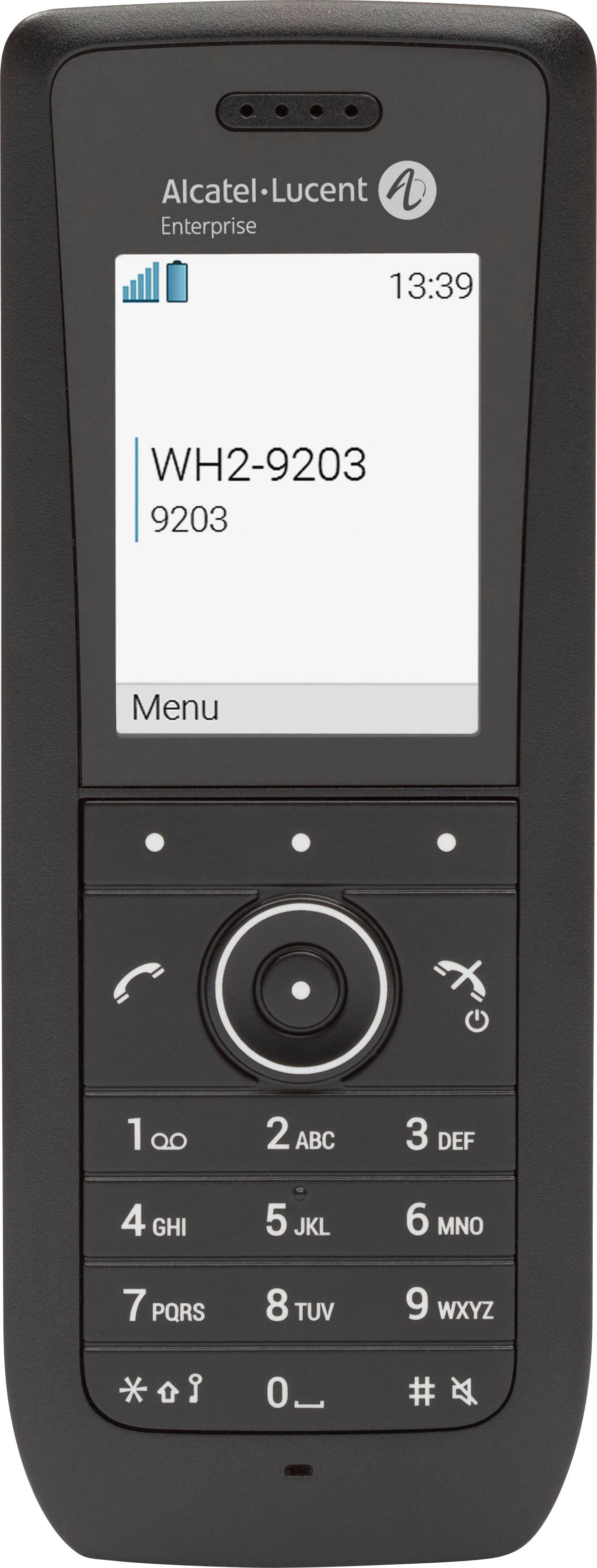 Alcatel 8168s WLAN-Mobilteil mit Set Akku Gürtelclip WLAN-11