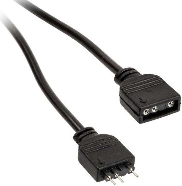PC-Lüfter Verlängerungskabel [1x PC-Lüfter Buchse 3pol. - 1x PC-Lüfter Stecker 3pol.] 0.50 m Schwarz Kolink