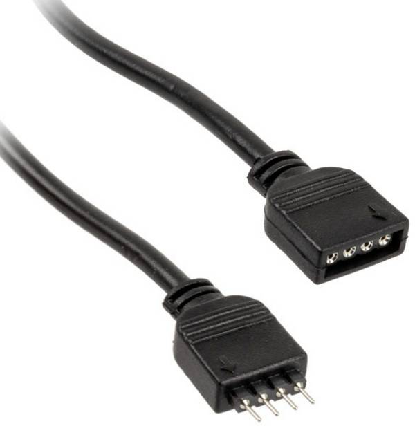 PC-Lüfter Verlängerungskabel [1x PC-Lüfter Buchse 4pol. - 1x PC-Lüfter Stecker 4pol.] 0.50 m Schwarz Kolink