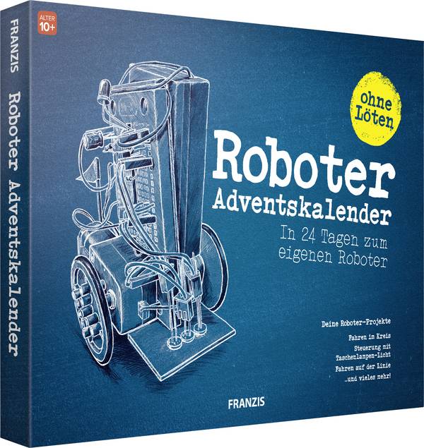FRANZIS Roboter Adventskalender Altersklasse ab 10 Jahre