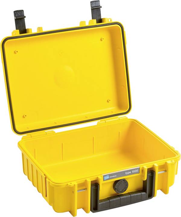 B & W International Outdoor Koffer  outdoor.cases Typ 1000 4.1 l (B x H x T) 270 x 95 x 175 mm Gelb 1000/Y