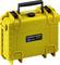 Gelber, robuster Outdoor-Koffer mit schwarzem Griff, geeignet für empfindliche Ausrüstung. Aufschrift: 'outdoor.cases type 500'.