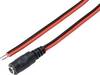 TRU COMPONENTS TC-9556656 Niedervolt-Anschlusskabel Niedervolt-Buchse - offene Kabelenden 5.5 mm 2.1 mm 2.00 m 1 St.