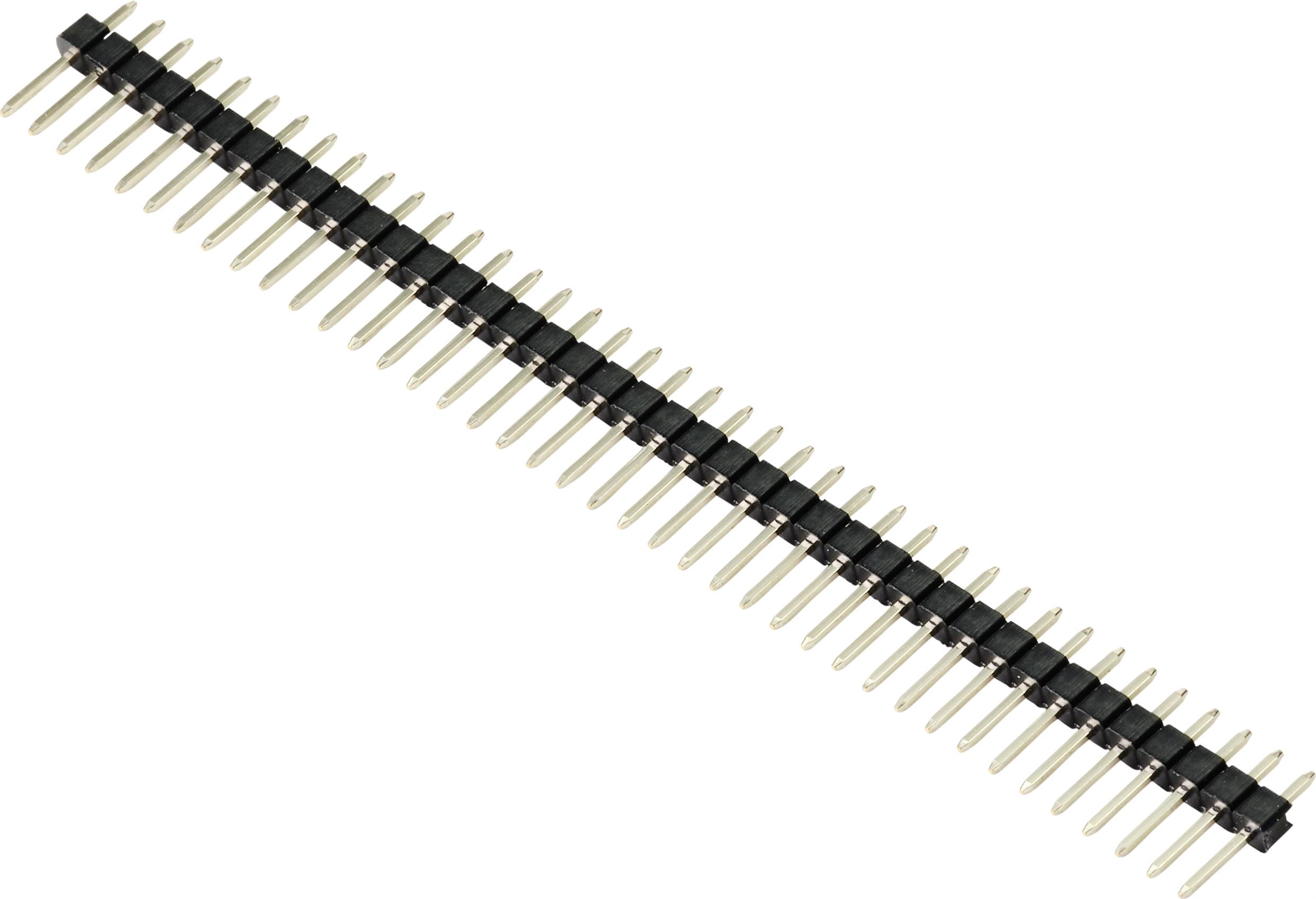 TRU COMPONENTS Stiftleiste (Standard) Anzahl Reihen: 1 Polzahl je Reihe: 40 TC-9556692 1 St.