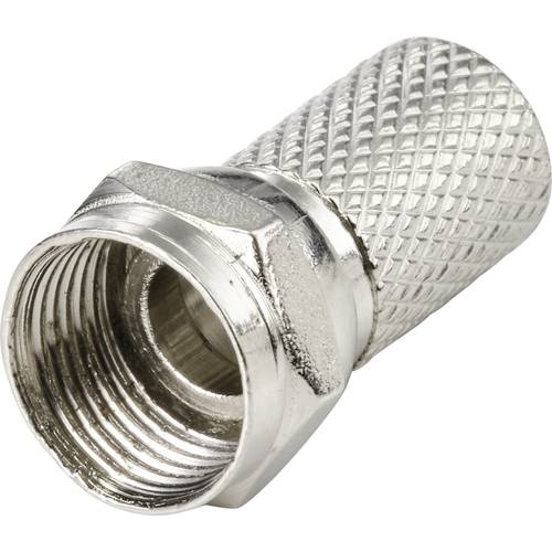 Thumbnail - TRU COMPONENTS TC-9556792 F-Stecker Anschlüsse: F-Stecker Kabel-Durchmesser: 7.3 mm 1 St.