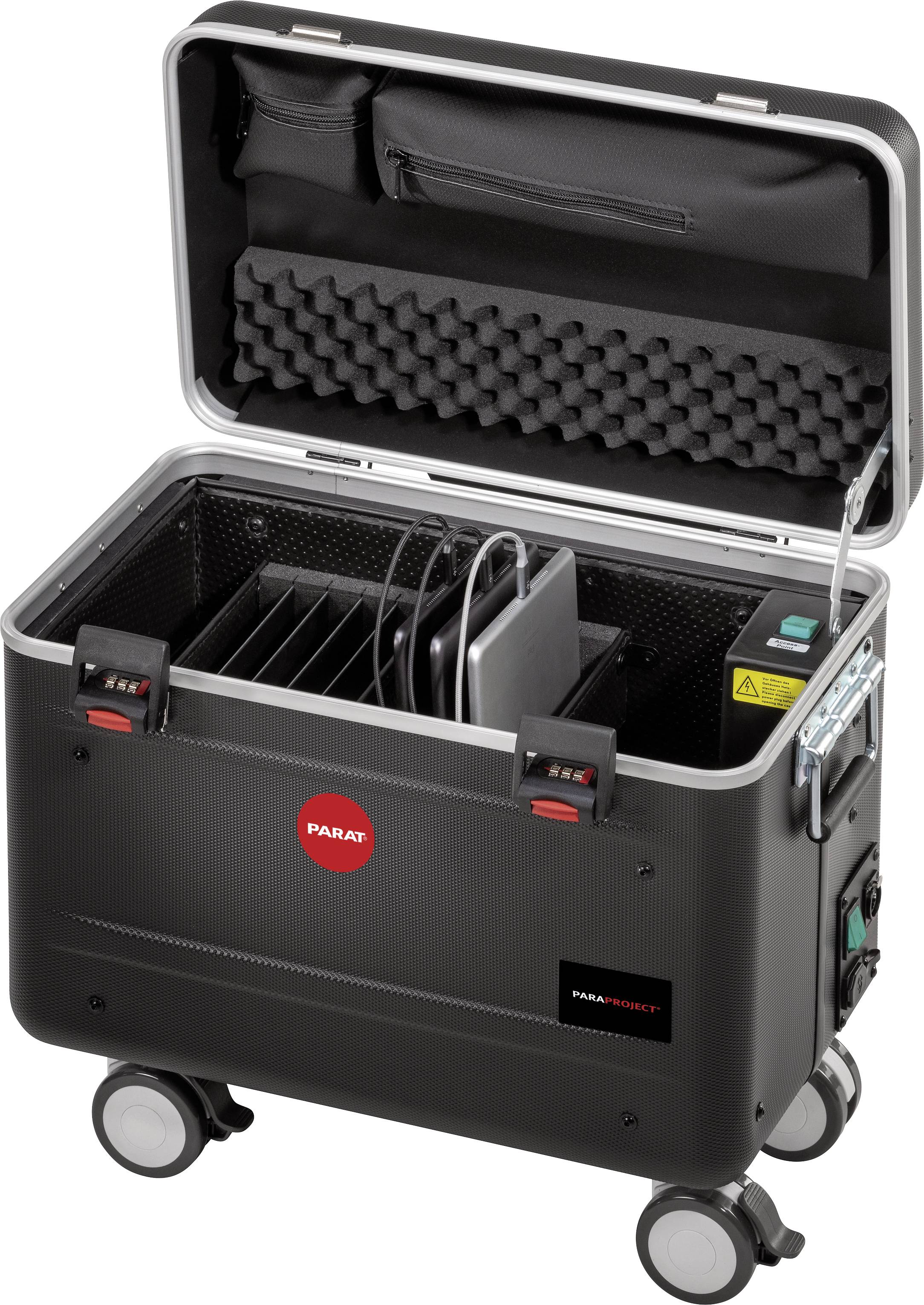 Parat PARAPROJECT Case TC10 Plus Lade- und Managementsystem Mobiles Ladesystem für USB-Typ C™ verkabelt