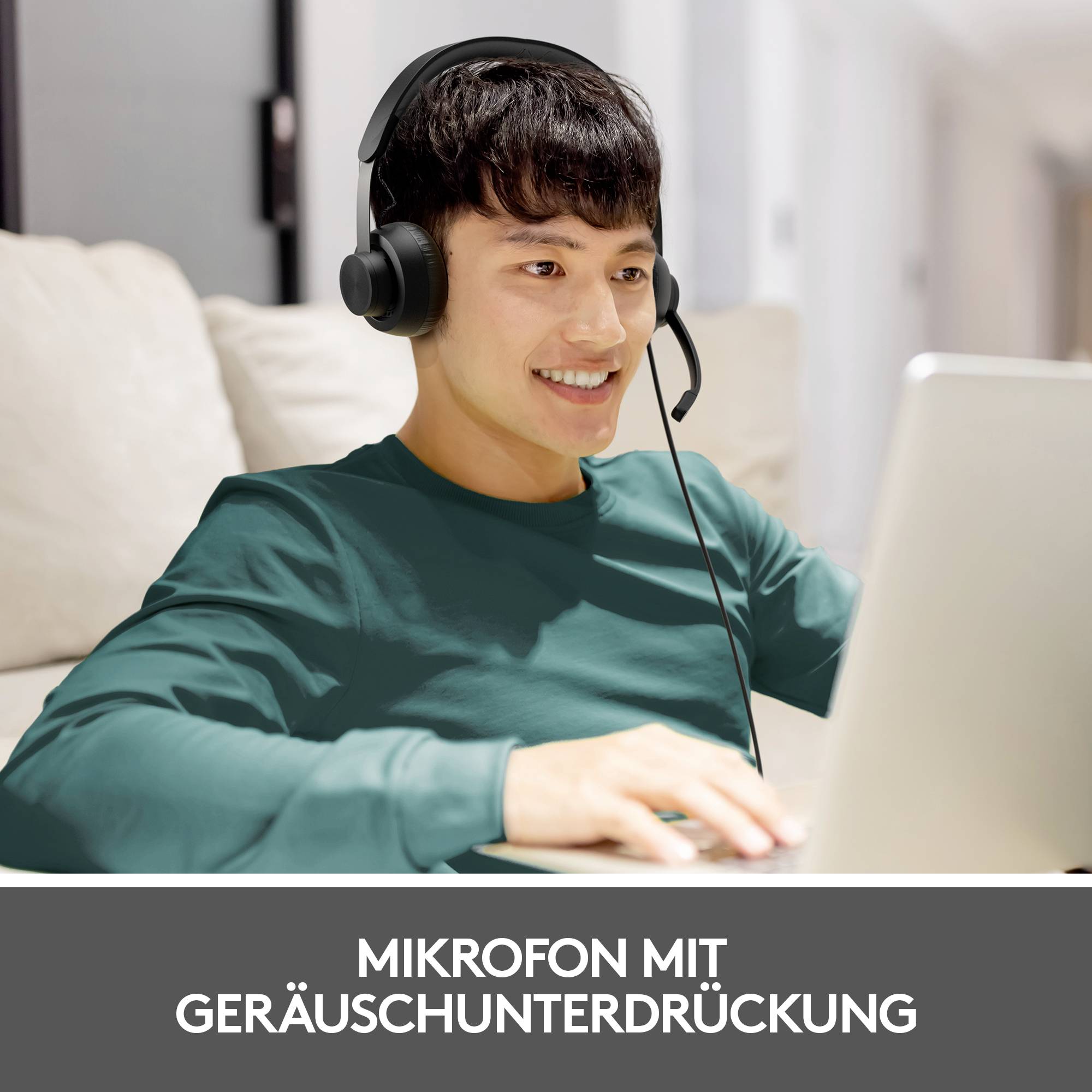 Logitech Zone 750 - Headset - On-Ear - kabelgebunden-5