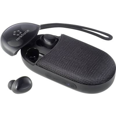 Renkforce RF-TWS-610  In Ear Kopfhörer Bluetooth®  Schwarz  Headset