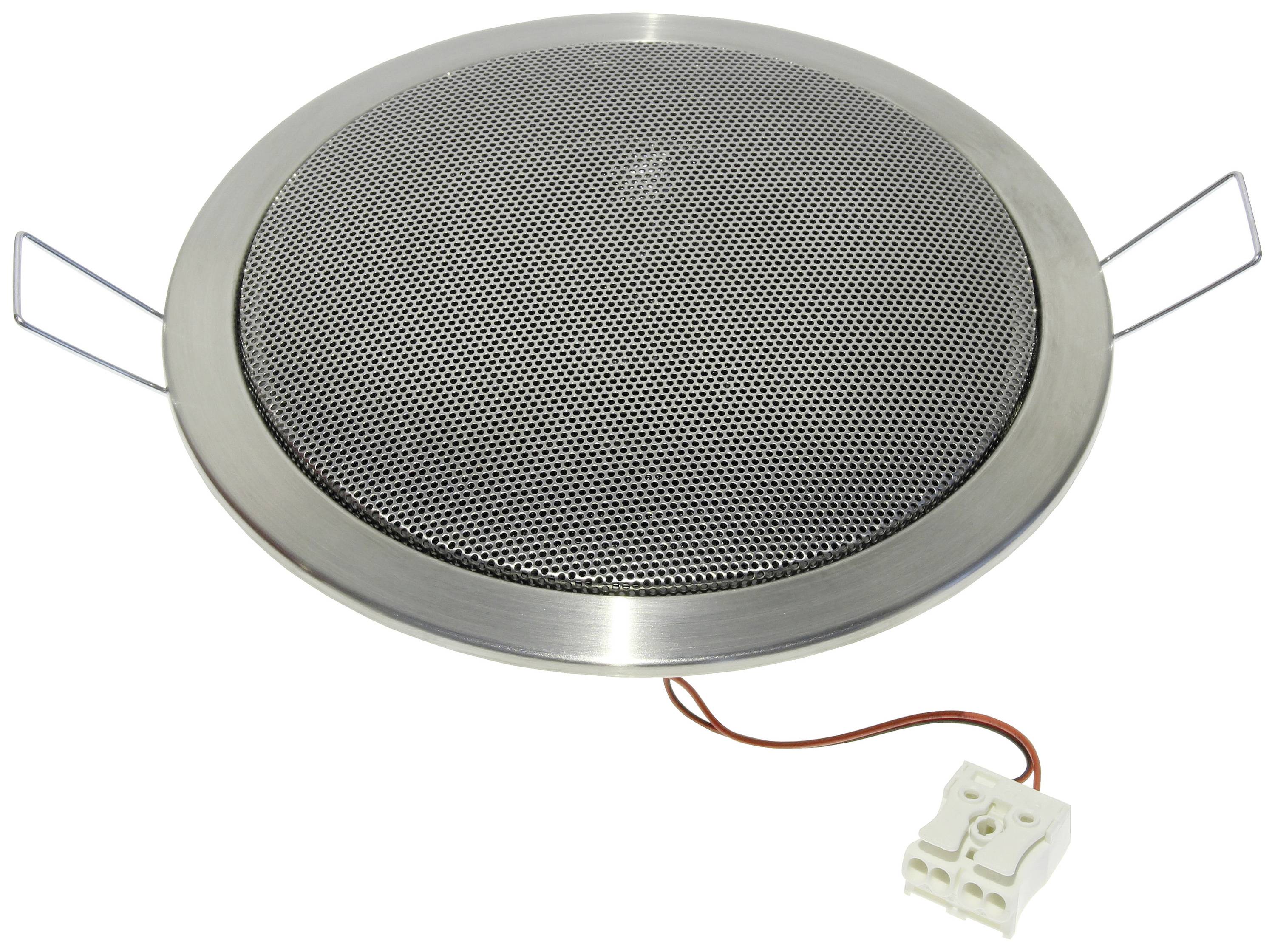 VISATON HiFi-Ceiling Lautsprecher 50 W Grau - 13 cm (5\") HiFi-ceiling-mounted speaker made of stainl