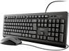 Trust PRIMO Kabelgebunden Tastatur, Maus-Set Deutsch, QWERTZ Schwarz