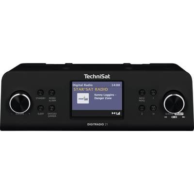 TechniSat DIGITRADIO 21 Unterbauradio DAB+, UKW AUX, Bluetooth®  Weckfunktion Schwarz