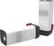 Zwei weiße Luftreiniger mit schwarzem Sockel und durchlöcherter Oberfläche, einer stehend, der andere liegend, beide mit 'Boneco'-Logo.