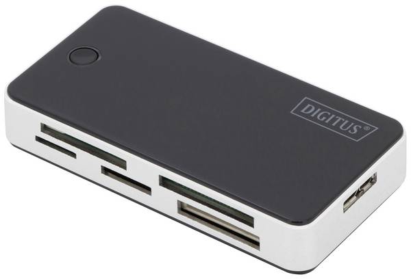 Digitus DA-70330-1 Externer Speicherkartenleser  USB-A (USB 3.0), USB-A Schwarz/Weiß