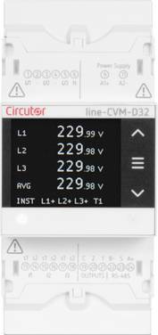 Circutor Line-CVM-D32 Digitales Hutschienenmessgerät