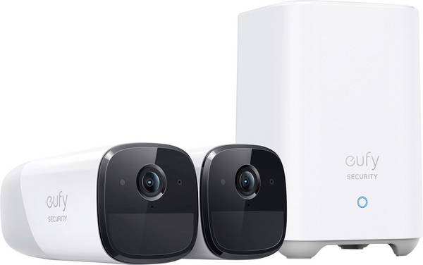 eufy EufyCam 2 Pro 2+1kit T88513D1  IP-Funk-Überwachungs-Set  mit 2 Kameras