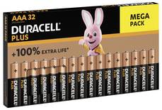 Duracell Plus-AAA BP32 Micro (AAA)-Batterie Alkali-Mangan 1.5 V 32 St.
