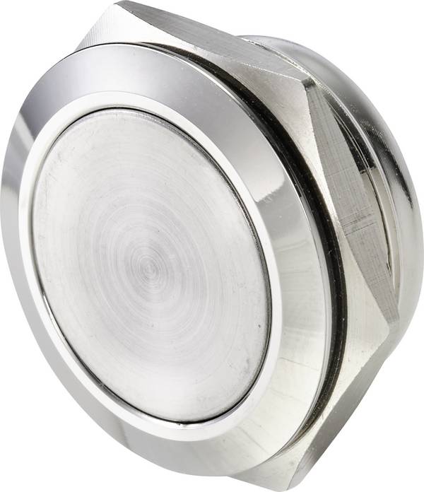 TRU COMPONENTS TC-9563704  Drucktaster 12 V 0.005 A 1 x Aus/(Ein) Kontaktelement  (Ø x H) 24.7 mm x 14.5 mm IP65 1 St. Bulk