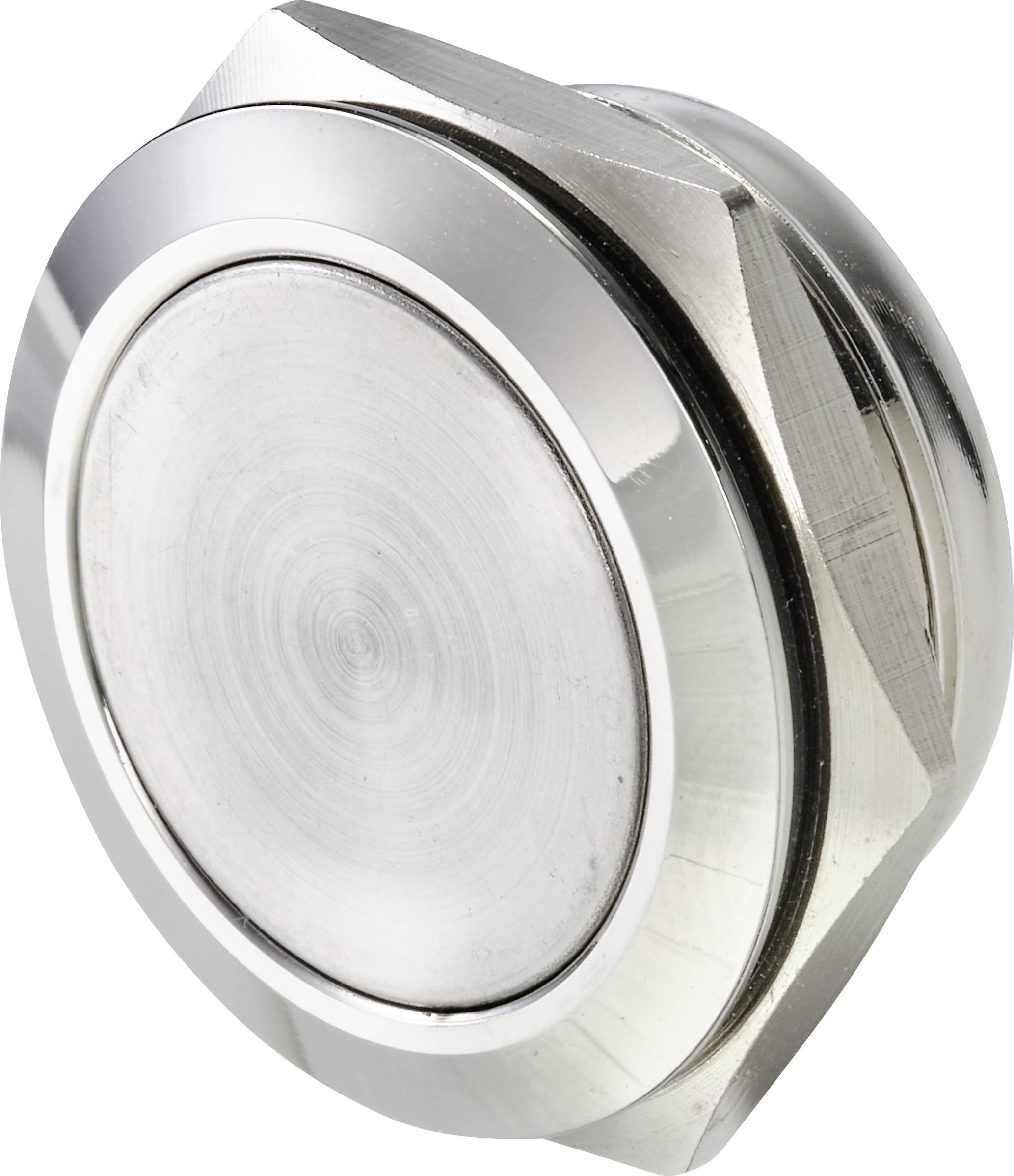 TRU COMPONENTS TC-9563744 Drucktaster 12 V 0.005 A 1 x Aus/(Ein) Kontaktelement (Ø x H) 17.8 mm x 14.5 mm IP65 1 St. Bul