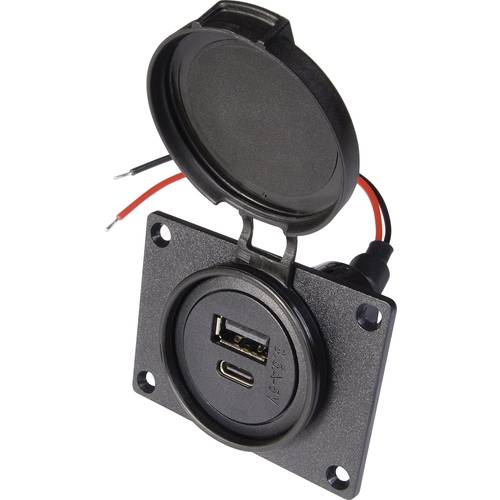 ProCar Power USB C/A Doppelsteckdose Belastbarkeit Strom max.=3.6 A 12 V, 24 V
