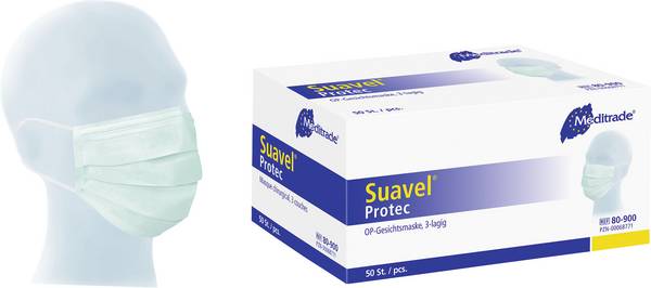 Meditrade Suavel® Protec 80-902 Mund-Nasen-Schutz  50 St.