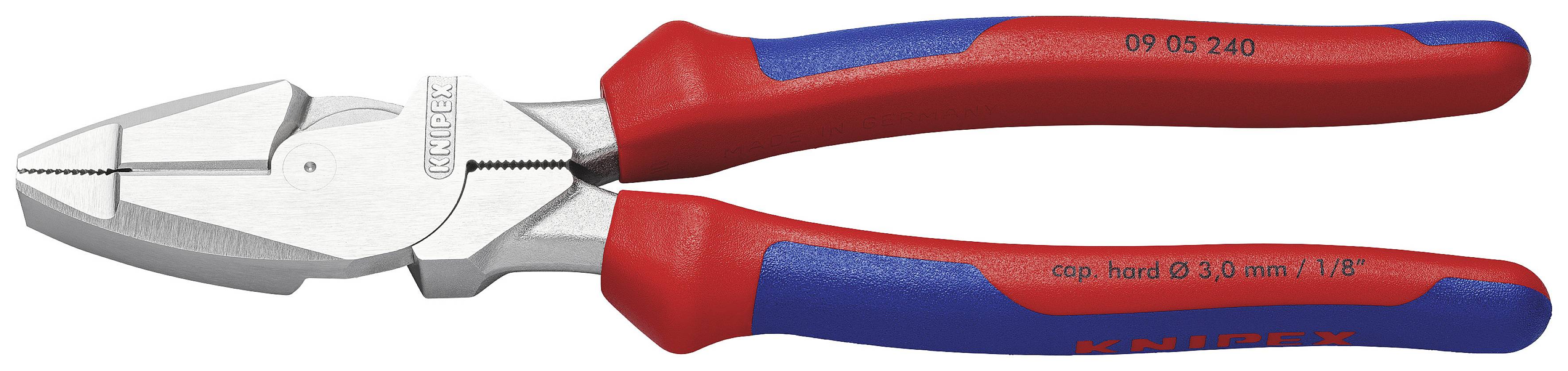 KNIPEX 09 05 240 Elektriker Kraft-Kombizange 240 mm DIN ISO 5746