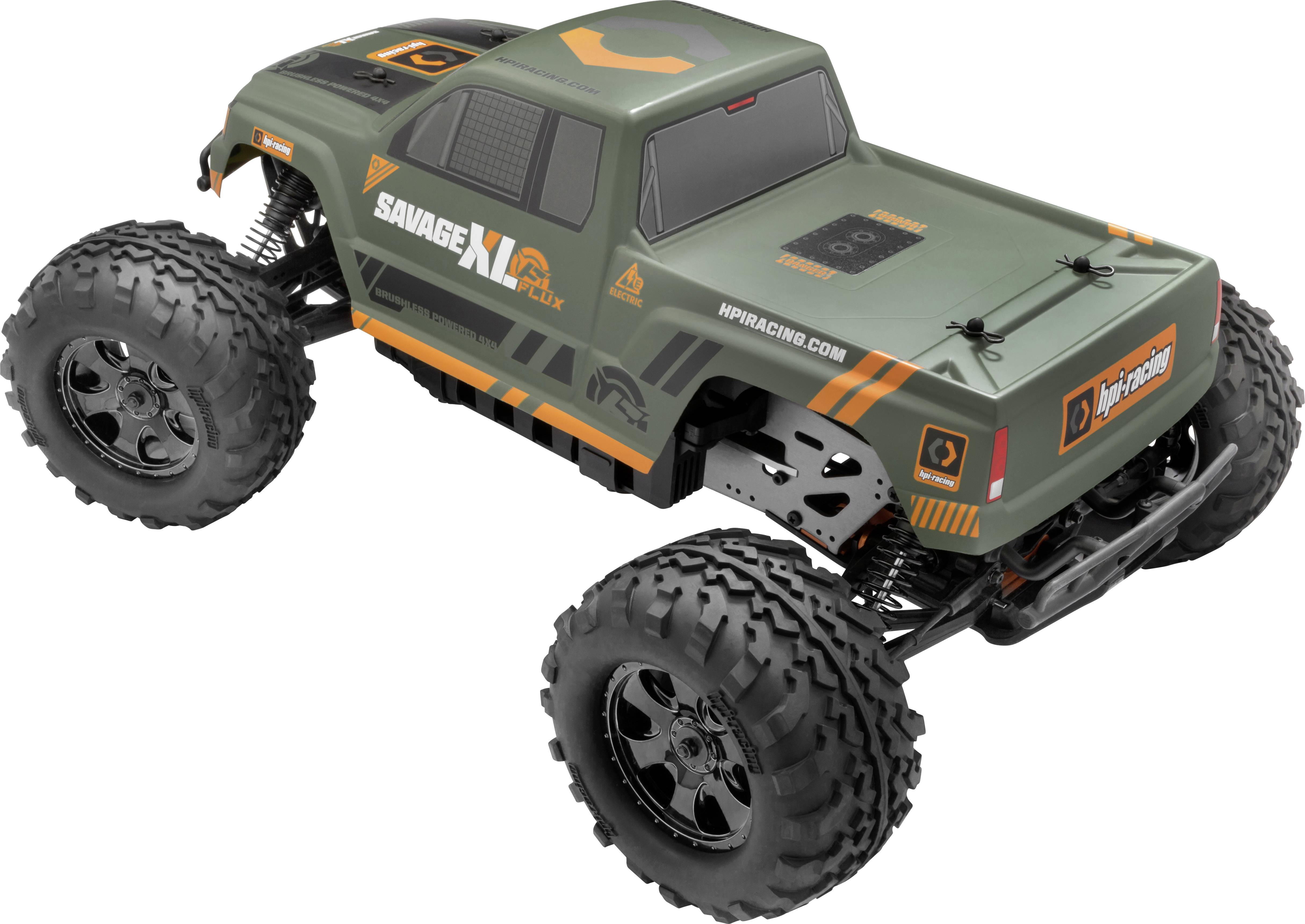 HPI Racing Savage XL Flux GTXL-1 Brushless 1:8 RC Modellauto Elektro Monstertruck Allradantrieb (4WD) RtR 2,4 GHz inkl. -1
