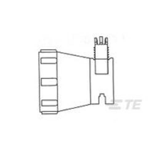 Thumbnail - Circular Plastic Connectors TE AMP Circular Plastic Connectors 1546746-4 TE Connectivity Inhalt: 1 St.