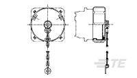 TE CONNECTIVITY Circular Plastic ConnectorsCircular Plastic Connectors 827155-1 AMP