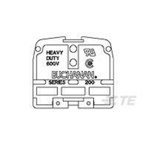 Thumbnail - Custom Terminal Blocks TE AMP Custom Terminal Blocks 4-1437390-3 TE Connectivity Inhalt: 1 St.