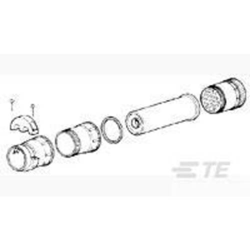 Thumbnail - Circular Plastic Connectors TE AMP Circular Plastic Connectors 207052-2 TE Connectivity Inhalt: 1 St.
