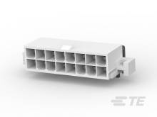 TE CONNECTIVITY Stiftleiste (Standard) VAL-U-LOK Polzahl Gesamt 16 1-1586043-6 Rastermaß: 4.20 mm